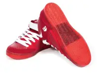 Etnies "Number Mid" Shoes red