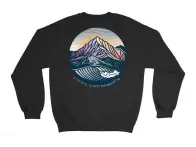 Etnies "RP Circular Wave Crew" Pullover - Black