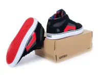Etnies "RVM VULC Kids" Shoes- black/grey/red