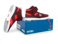 Etnies "Sky Rise" Shoes - Burgundy/Red