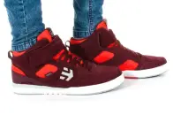Etnies "Sky Rise" Shoes - Burgundy/Red