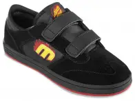 Etnies X Santa Cruz "Little Kids Windrow" Shoes - Black/Red/Black