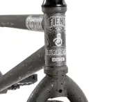 Fiend BMX "Type B+" 2019 BMX Rad - Freecoaster - Matte Clear / Black Splatter
