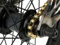 Fit Bike Co. "Begin 1" 2017 BMX Bike - Gloss Clear Raw - Freecoaster