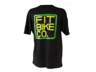 Fit Bike Co. "Neon" T-Shirt - Black