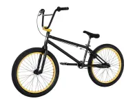 Fit Bike Co. "Series 22" 2021 BMX Cruiser Bike - 22 Inch - Gloss Black
