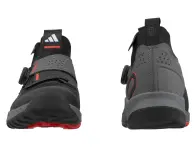 Five Ten "Trailcross Pro Clip-In" MTB Schuhe - Grey/Black/Red