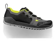 Fizik "Terra Ergolace X2 Flat" MTB Shoes - Grey/Yellow Fluo