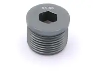 Forward "Patrol" Pedal Axle Caps - Grey