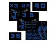 FOX "Custom Decal Kit" MTB Fork and Shock Decal Set