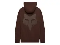 Fox Racing "Fox Head Heavyweight Fleece" Hooded Pullover - Coffee