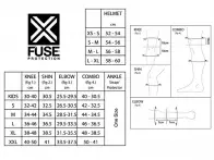 FUSE "Alpha Rental" Elbow Pads - Black/Orange