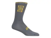 Giro "Comp Racer High Rise" Socks - Dark Shark/Spectra Yellow