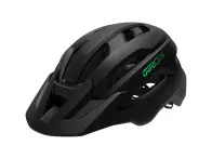 Giro "Fixture II Y" MTB Helm - Matte Black/Green (Kids)