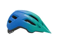 Giro "Fixture II Y" MTB Helm - Matte Green/Blue (Kids)