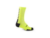 Giro "HRC+ Merino Wool" Socks - Bright Lime/Black