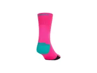 Giro "HRC Team" Socks - Neon Pink/Screaming Teal