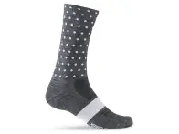 Giro "Seasonal Merino" Socken - Charcoal/White Dots