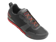 Giro "Tracker Fastlace" MTB Shoes - Black/Bright Red