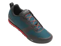 Giro "Tracker Fastlace" MTB Shoes - Harbor Blue/Bright Red