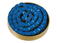 Gusset "Slink" Half Link Chain - 1/2" x 1/8"