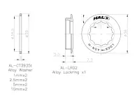 Halo "HG" Kassetten Spacer Set
