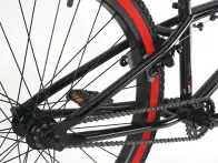 Haro Bikes "Downtown 24" 2016 BMX Cruiser Bike - 24 Inch / Gloss Black