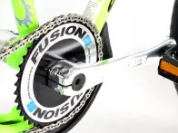 Haro Bikes "Lineage Sport + Bashguard" BMX Bike - Neongreen
