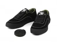 Higher "Crypt Suede" Shoes - Black/Black