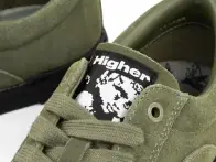 Higher "Crypt Suede" Shoes - Olive/Black