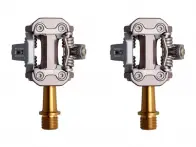 HT Components "M2 Klick" MTB Pedale - Titan