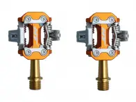 HT Components "M2 Klick" MTB Pedale - Titan