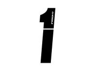 Insight BMX Race Seitennummernschild Zahlen-Sticker - Black