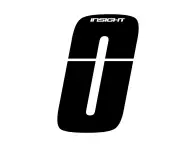 Insight BMX Race Zahlen-Sticker - Black