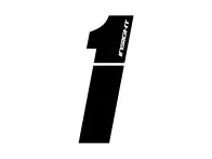 Insight BMX Race Zahlen-Sticker - Black