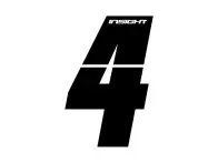 Insight BMX Race Zahlen-Sticker - Black