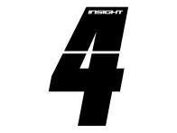 Insight BMX Race Zahlen-Sticker - Black