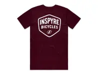 Inspyre Bicycles "Beyond The Line" T-Shirt - Burgundy