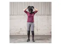 iXS "Carve X Women Henley" Jersey - Dark Red