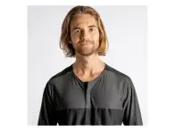 iXS "Flow XTG Long Sleeve Henley" Jersey - Black