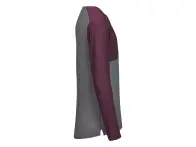 iXS "Flow XTG Long Sleeve Henley" Jersey - Dark Red