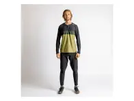 iXS "Flow XTG Long Sleeve Henley" Jersey - Olive