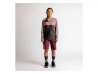 iXS "Flow XTG Women's Long Sleeve Henley" Jersey - Dark Red