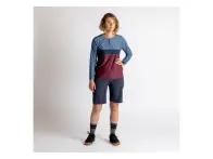 iXS "Flow XTG Women's Long Sleeve Henley" Jersey - Navy