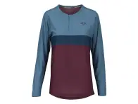 iXS "Flow XTG Women's Long Sleeve Henley" Jersey - Navy