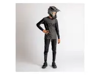 iXS "Trigger EVO Kids Long Sleeve" Jersey - Anthracite/Black