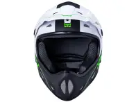 Kali Protectives "Alpine Carbon Pulse" Fullface Helm - Matt Black/Green