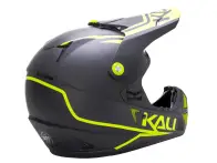 Kali Protectives "Shiva 2.0" Fullface Helm - Matt Titan/Flourescent Yellow