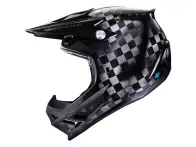 Kali Protectives "Trinity Carbon" Fullface Helm - Solid Gloss Carbon