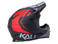 Kali Protectives "Zoka" Fullface Helm - Black/Grey/Red
